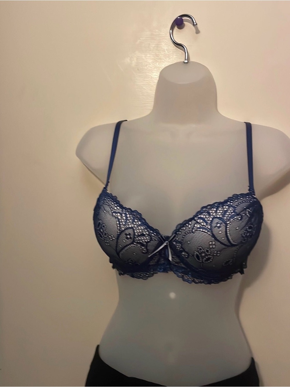 34C Blue Lacey Bra